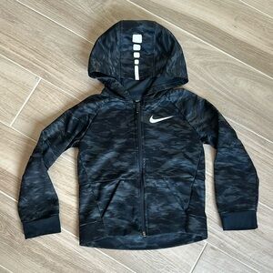 Nike Black and Gray Zipper Jacket 4t